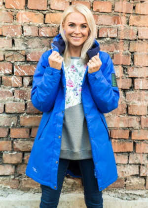 HUPPA naiste kevad-sügis ülemineku parka Janelle sinine (140 gr soojustusega)-KOHE LAOS - Image 2