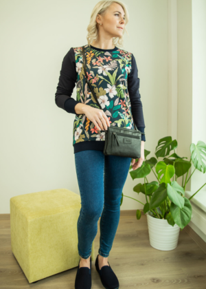 Javer  slip on tennised mustad paksema 3 cm tallaga-KOHE LAOS - Image 2