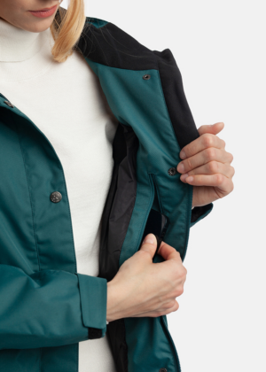 HUPPA naiste kevad-sügis parka Janelle petroolroheline 40 gr soojustusega-UUDIS - Image 8