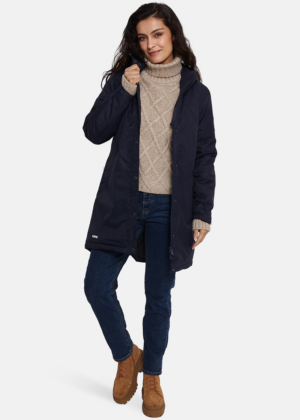 HUPPA naiste kevad-sügis ülemineku parka tumesinine (140 gr soojustusega)-KOHE LAOS - Image 3