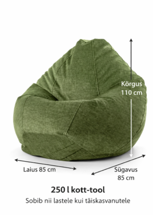 Kott-tool Chill Vogue samblaroheline 250 liitrit-eemaldatav ja pestav kate-KOHE LAOS - Image 4