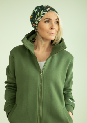 YEMI DISAIN metsaroheline kapuutsiga pusa-jakk ühetooniline- viimane XL KOHE LAOS - Image 6