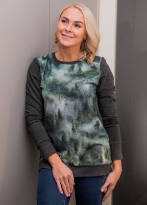 Stiilne tumehall pusa Udune Mets-Kohe laos M ja XXL-KLIENTIDE LEMMIK