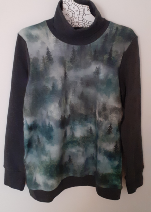 Stiilne kõrge kaelusega  tumehall pusa Udune Mets-kohe laos suurus M ja XL - teised suurused tellimisel - Image 7