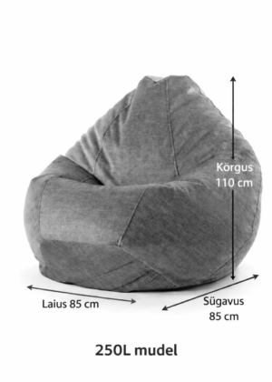 Kott-tool Chill Vogue helehall 250 liitrit-eemaldatav ja pestav kate-KOHE LAOS - Image 3