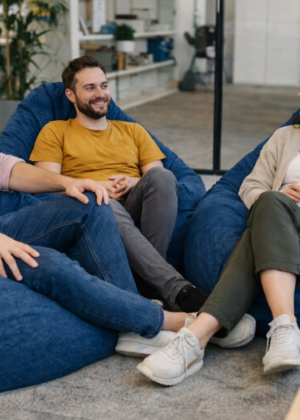 Kott-tool Chill Vogue sinine 250 liitrit-eemaldatav ja pestav kate-KOHE LAOS - Image 2