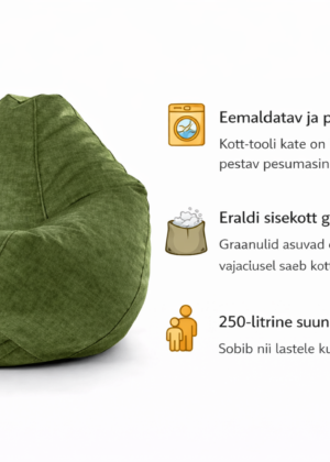 Kott-tool Chill Vogue samblaroheline 250 liitrit-eemaldatav ja pestav kate-KOHE LAOS - Image 3