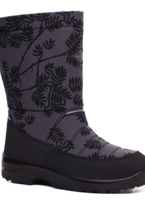 KUOMA naiste talvesaapad hallid pihlaka mustriga -sooja karvase sisevoodriga ja vett hülgavast materjalist-KOHE LAOS-KIIRE TARNE - Image 5