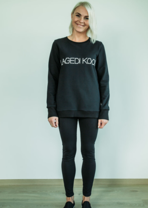 ERITELLIMUSEL must käsitöö pusa Lagedi Kooli õpilastele-Kohe laos suurus 110-116 cm must pusa-teised suurused tellimisel - Image 2