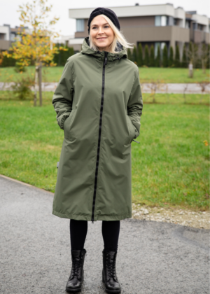 Lenne naiste kevad-sügis mantel Robina(100 gr soojustusega) roheline-UUDIS - Image 3