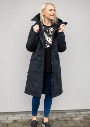 LENNE naiste kevad-sügis  ülemineku parka Melissa must (80 gr soojustusega)-KOHE LAOS - Image 2