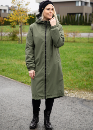 Lenne naiste kevad-sügis mantel Robina(100 gr soojustusega) roheline-UUDIS - Image 10