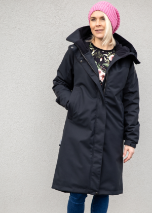 LENNE naiste kevad-sügis  ülemineku parka Melissa must (80 gr soojustusega)-KOHE LAOS - Image 3