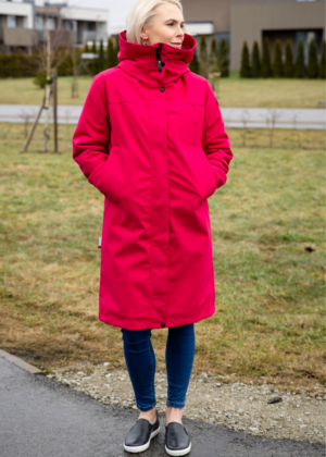 LENNE naiste kevad-sügis  ülemineku parka Melissa vaarikaroosa (80 gr soojustusega)-KOHE LAOS - Image 5