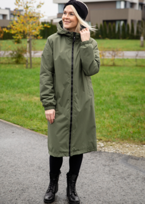 Lenne naiste kevad-sügis mantel Robina(100 gr soojustusega) roheline-UUDIS - Image 7