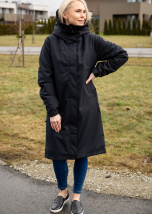 LENNE naiste kevad-sügis  ülemineku parka Melissa must (80 gr soojustusega)-KOHE LAOS - Image 1