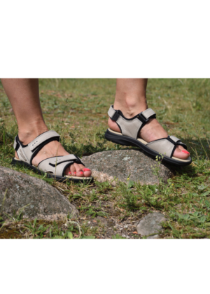 NATURAALSEST NAHAST Omaking  Classical kerged  sandaalid Liiva hallid-KOHE LAOS-UUDIS - Image 3