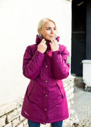 HUPPA vihma ja tuulekindel bordoolilla naiste kevad-sügis ülemineku parka (140 gr soojustusega)- KOHE LAOS - Image 2