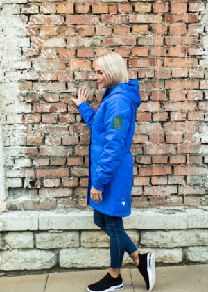 HUPPA stiilne vihma ja tuulekindel sinine naiste kevad-sügis parka 40 gr soojustusega-KOHE LAOS - Image 9