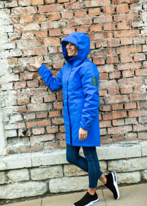 HUPPA naiste kevad-sügis ülemineku parka Janelle sinine (140 gr soojustusega)-KOHE LAOS - Image 6