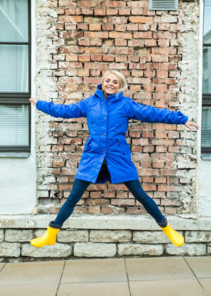 HUPPA naiste kevad-sügis ülemineku parka Janelle sinine (140 gr soojustusega)-KOHE LAOS - Image 10