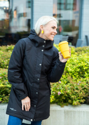 HUPPA  vihma ja tuulekindel  must naiste kevad-sügis parka Janelle (40gr soojustusega)- KOHE LAOS - Image 8