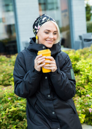 HUPPA  vihma ja tuulekindel  must naiste kevad-sügis parka Janelle (40gr soojustusega)- KOHE LAOS - Image 9