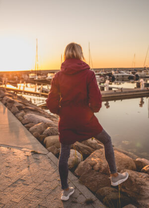 HUPPA stiilne vihma ja tuulekindel  bordoolilla  40 gr soojustusega naiste kevad-sügis parka - Image 6