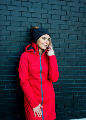 HUPPA naiste kevad-sügis  softshell jope Ava punane-KOHE LAOS - Image 7