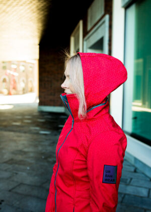 HUPPA naiste kevad-sügis  softshell jope Ava punane-KOHE LAOS - Image 6