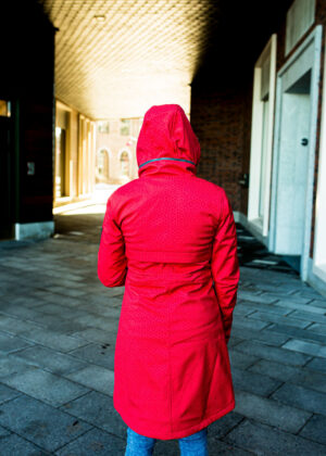 HUPPA naiste kevad-sügis  softshell jope Ava punane-KOHE LAOS - Image 5