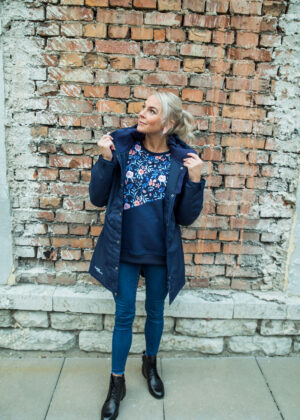 HUPPA naiste kevad-sügis ülemineku parka tumesinine (140 gr soojustusega)-KOHE LAOS - Image 4