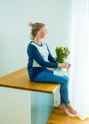 Armas suvise mustriga sinine pusa Moon-kohe laos  XL ja XXL-teised suurused tellimisel - Image 7