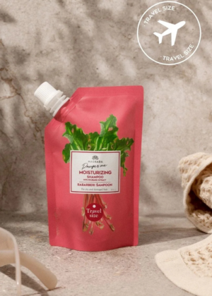 MAGRADA  RABARBERI ŠAMPOON REISISUURUSES Kuivadele juustele 100 ml