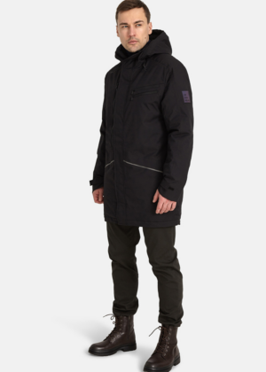 Huppa meeste sügis-talvine parka Marlo must(140 grammise soojustusega)- tarneaeg kuni 5 tööpäeva - Image 2