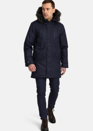 HUPPA meeste talveparka David tumesinine KUNSTKARVAGA 200 grammi soojustusega-vihma ja tuulekindel- M KOHE LAOS-Teised suurused tarne kuni 5 tööpäeva - Image 4