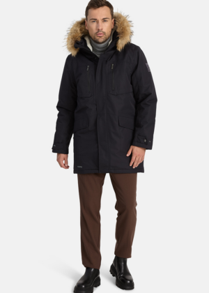 HUPPA meeste talveparka David 1 tumesinine NATURAALKARVAGA 200 grammi soojustusega-vihma ja tuulekindel-TARNEAEG kuni 5 tööpäeva - Image 6