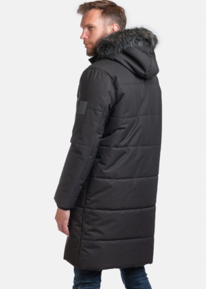 Huppa meeste talveparka Werner 2 must (200gr soojustus)-KOHE LAOS - Image 4