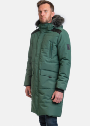 Huppa meeste talveparka Werner 2 roheline (200gr soojustus)-KOHE LAOS - Image 2