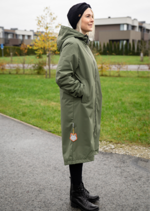 Lenne naiste kevad-sügis mantel Robina(100 gr soojustusega) roheline-UUDIS - Image 5