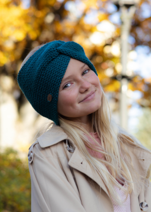 BEHMO Eesti käsitöö meriino peapael PETROOL naistele ja tüdrukutele-UUDIS-KOHE LAOS - Image 2