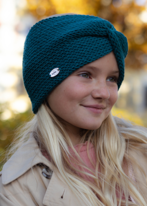 BEHMO Eesti käsitöö meriino peapael PETROOL naistele ja tüdrukutele-UUDIS-KOHE LAOS - Image 1