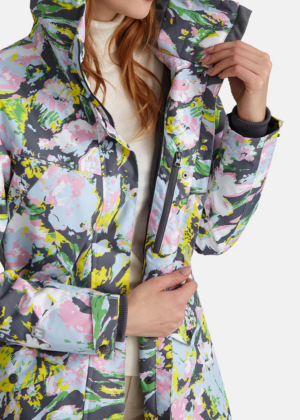 HUPPA naiste kevad-sügis parka Minna mahe lilleline 40 gr soojustusega-KOHE LAOS VIIMASED-HEA HIND - Image 5