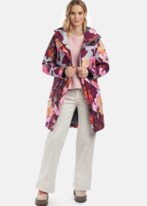 HUPPA  naiste kevad-sügis parka Minna bordoo kirju 40 gr soojustusega-UUDIS - Image 5