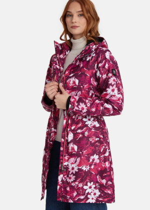 HUPPA naiste kevad-sügis parka Minna bordoo lilleline 40 gr soojustusega-KOHE LAOS VIIMASED-SUPER HIND - Image 8