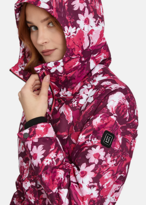 HUPPA naiste kevad-sügis parka Minna bordoo lilleline 40 gr soojustusega-KOHE LAOS VIIMASED-SUPER HIND - Image 6