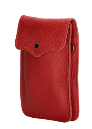 CHARM LONDON naturaalnahast mobiilikott maasika punane-KOHE LAOS - Image 4