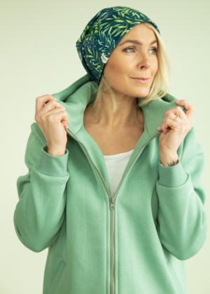 YEMI DISAIN mündiroheline pikk kapuutsiga pusa-jakk-kohe loas suurus M(38-40) - Image 3