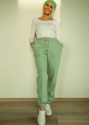 VERO MODA  mündirohelised naiste dressipüksid Bea-KOHE LAOS - Image 3