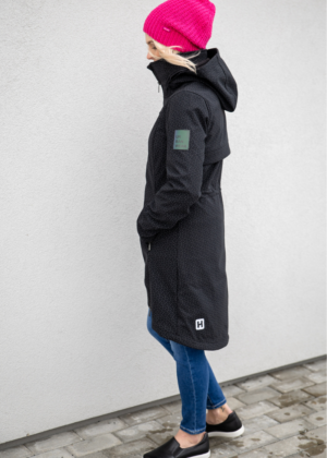 HUPPA naiste kevad-sügis softshell jope Ava must - Image 7